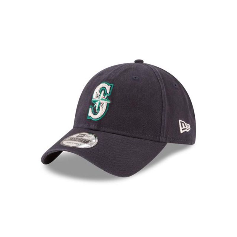 MLB Seattle Mariners Core Classic 9Twenty Adjustable (UFY9771) - Blue New Era Caps